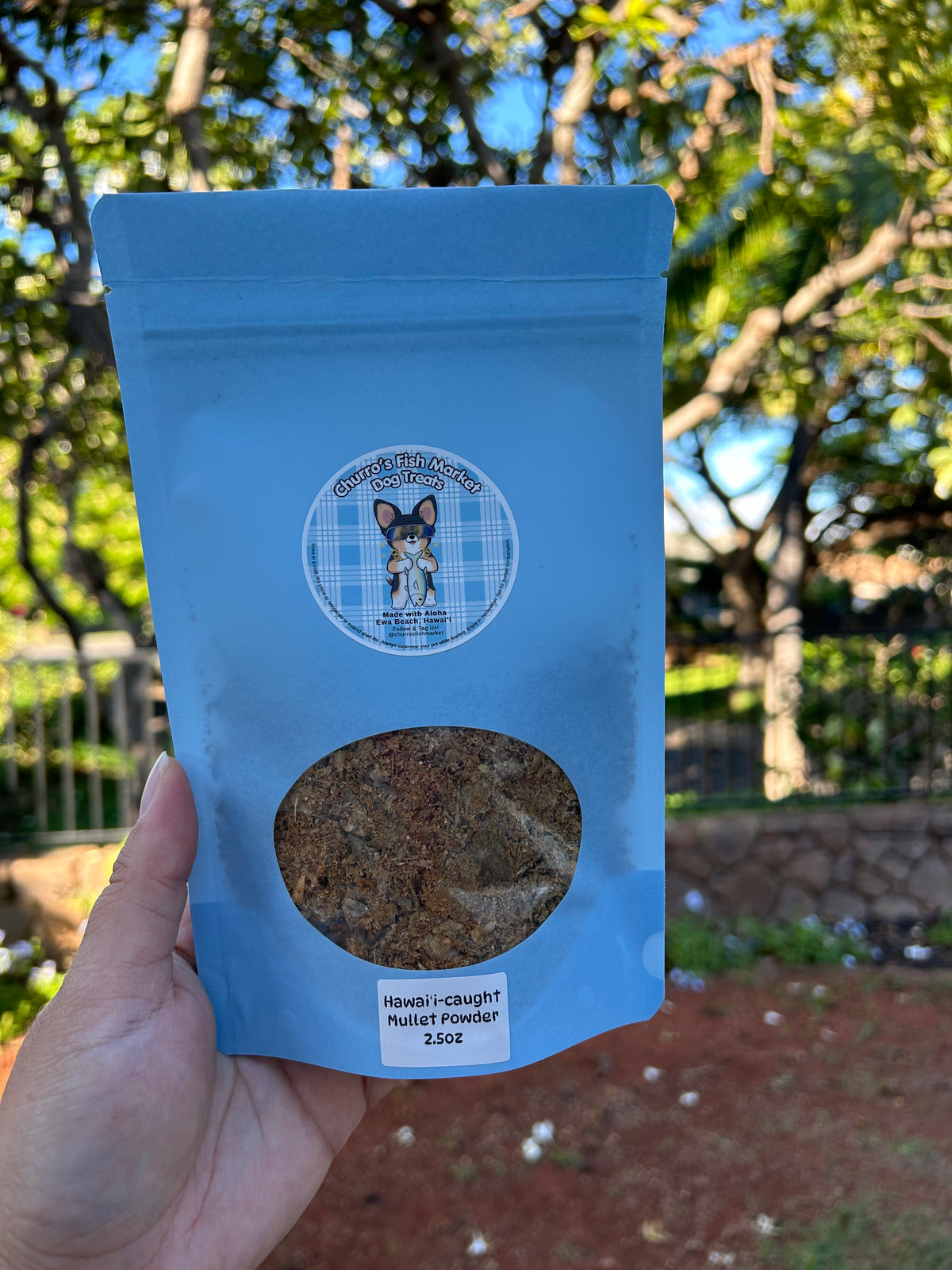 Hawaiian Mullet Powder Bag