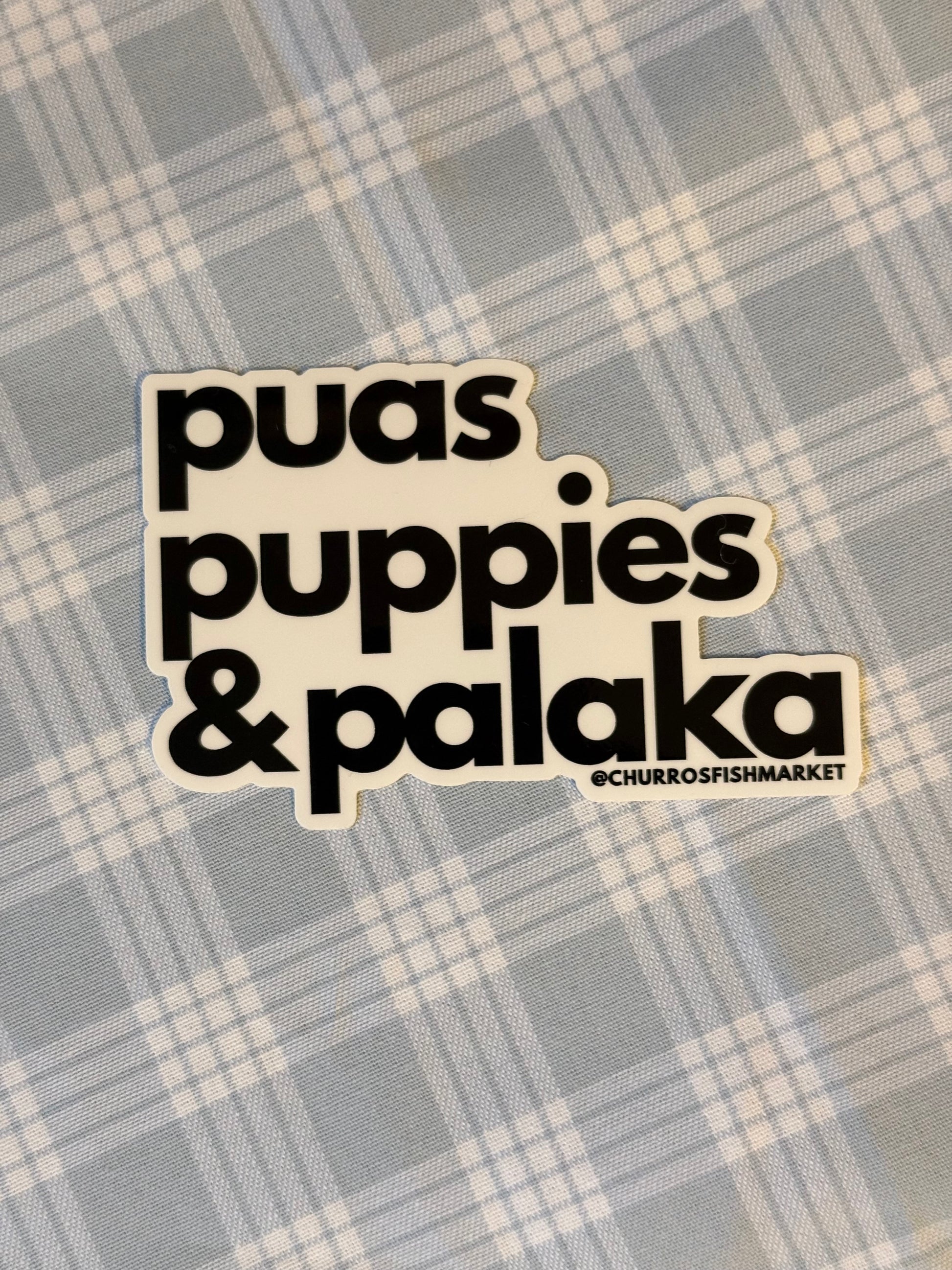 Puas Puppies & Palaka Sticker