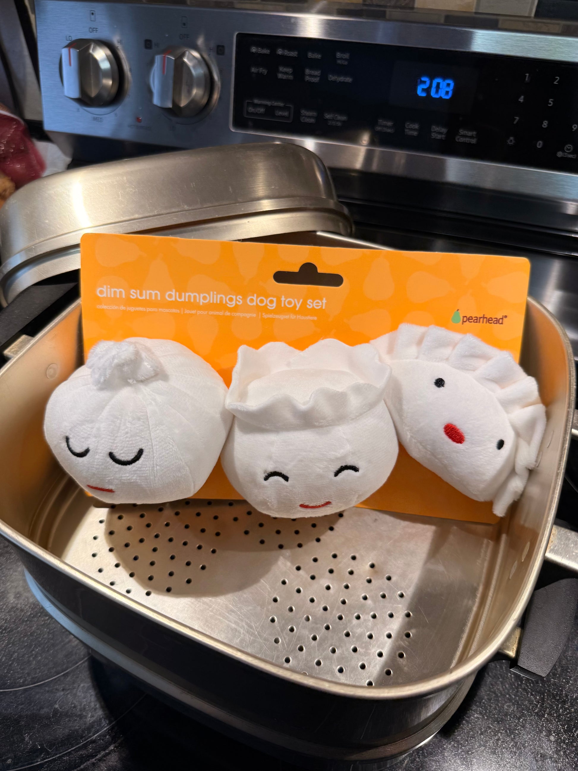 Dim Sum Dumpling Dog Toy