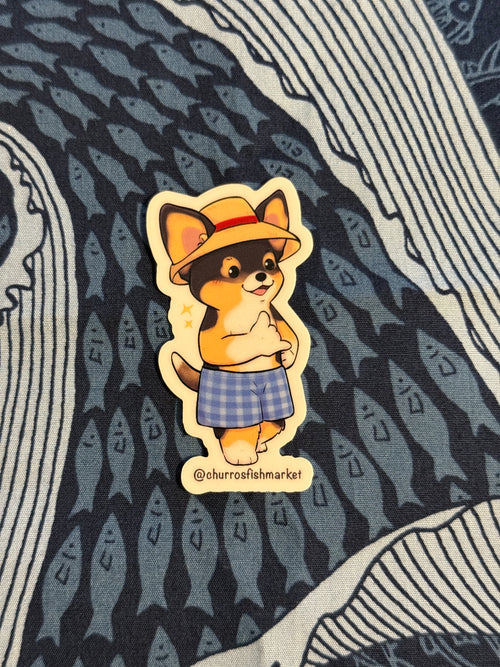 Churro Shaka Sticker